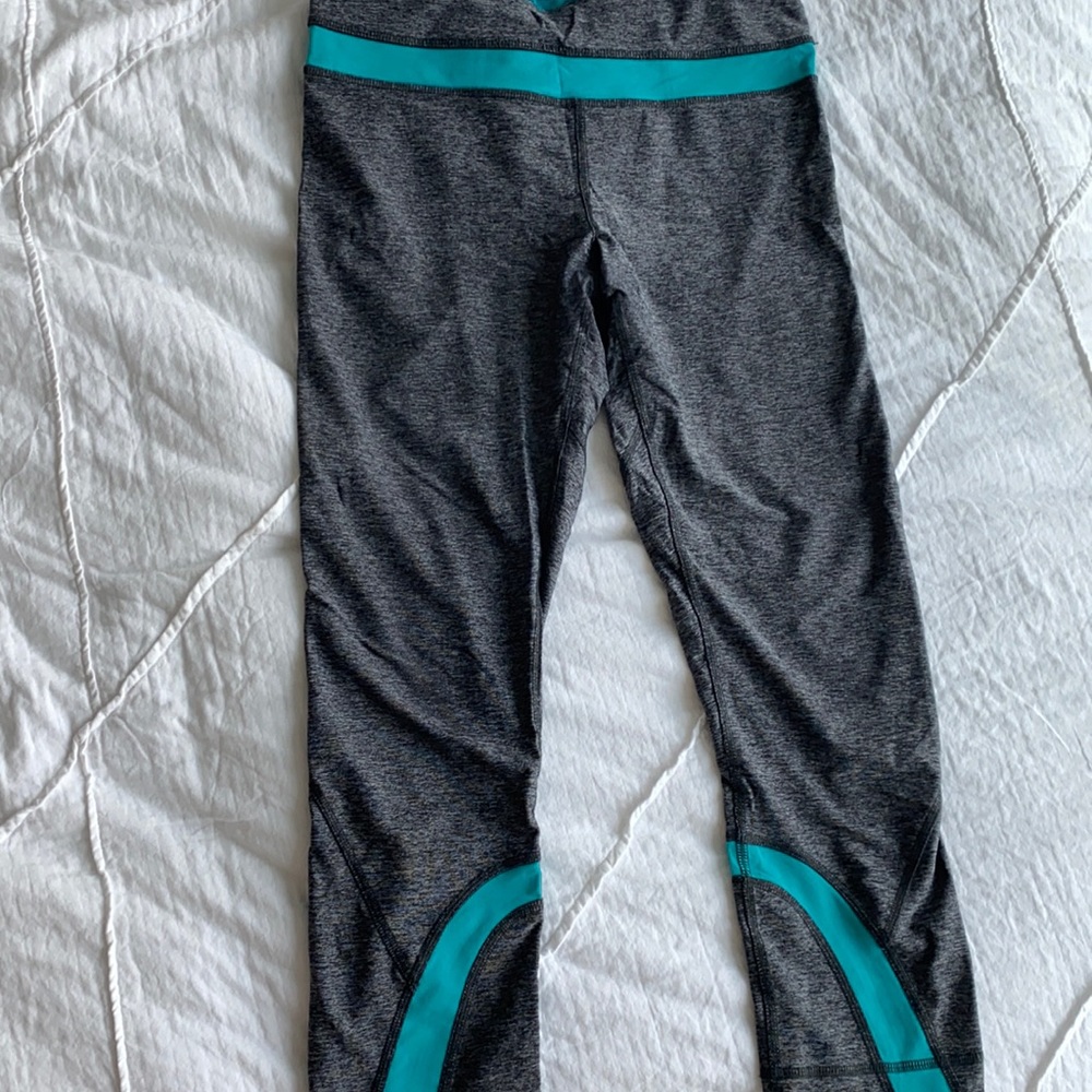 Heather Ed gray run leggings size 6
